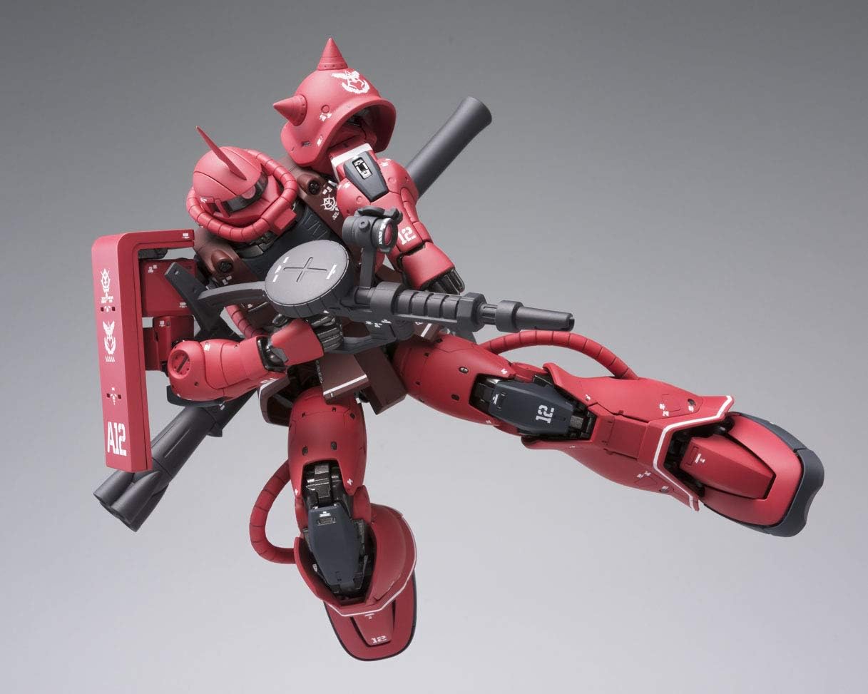 GUNDAM FIX FIGURATION METAL COMPOSITE Mobile Suit Gundam MS-06S Zaku II For Char, Approx. 7.1 inches (180 mm), ABS & PVC & Die Cast Pre-painted Action Figure