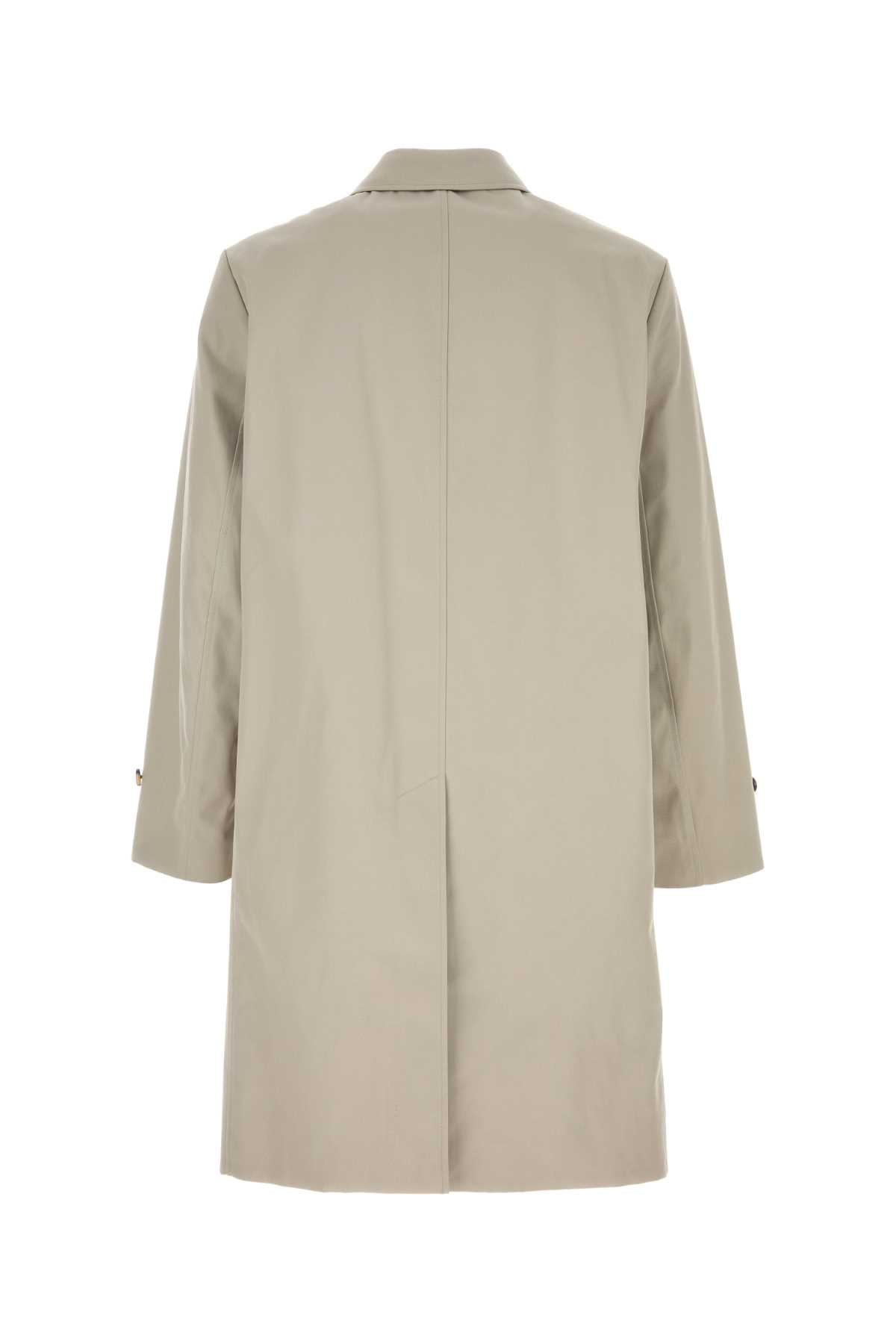 Burberry バーバリーダブグレーポリエステルブレンドトレンチコート - Image 5