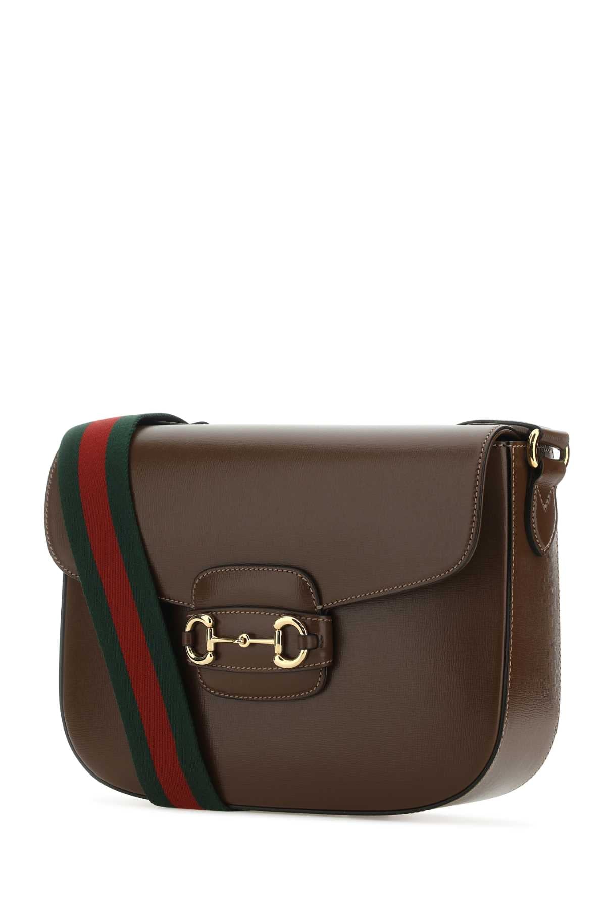 Gucci グッチ ブラウン レザー 1955 ホースビット ショルダー バッグ - Image 5