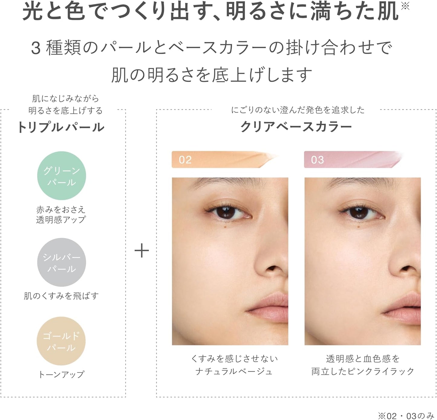 RMK Official RMK Refining Poreless Skin Base 02 (Base Cream, Pore Base, Makeup Base, Moisturizing Makeup)