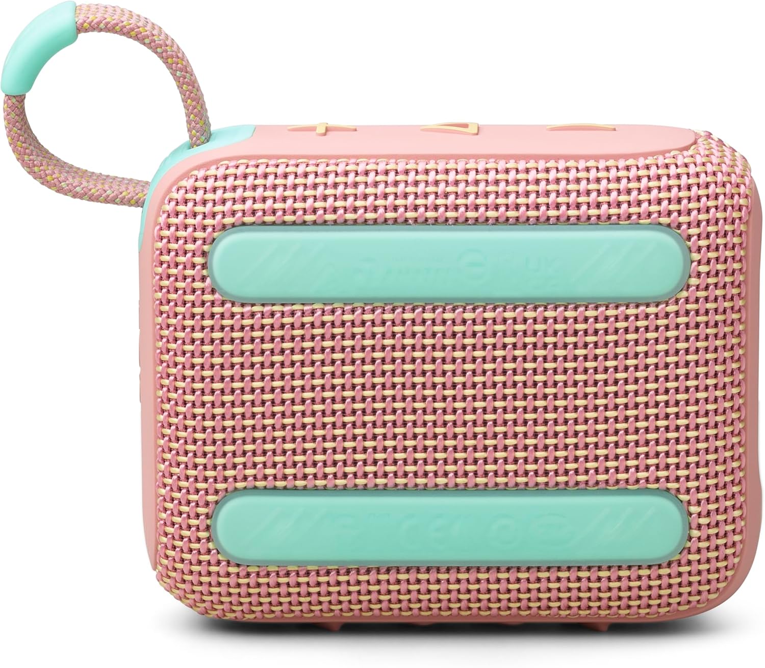 JBL GO 4 Bluetooth Speaker, USB-C Charging, IP67 Dustproof and Waterproof, App Compatible, Passive Radiator, Portable, Swatch Pink JBLGO4PINK