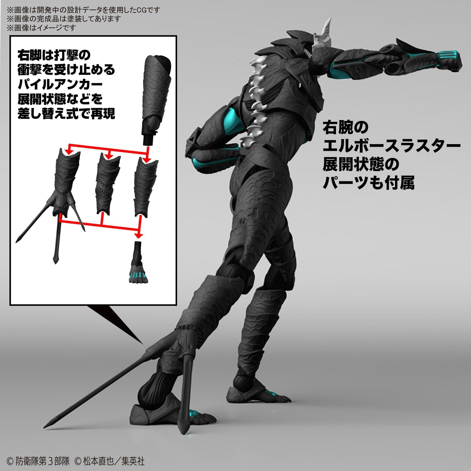Figure-rise Standard Kaiju No. 8 Pre-colored Plastic Model