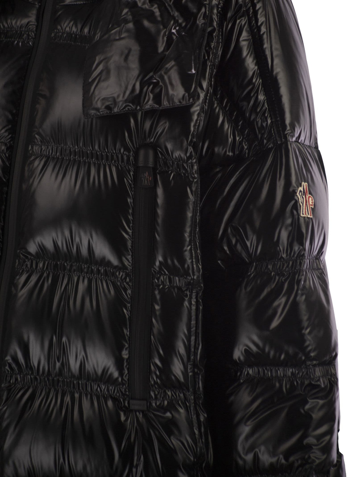 Moncler モンクレールグレノブルロシェレアフード付きジャケットの長いロング - Image 5