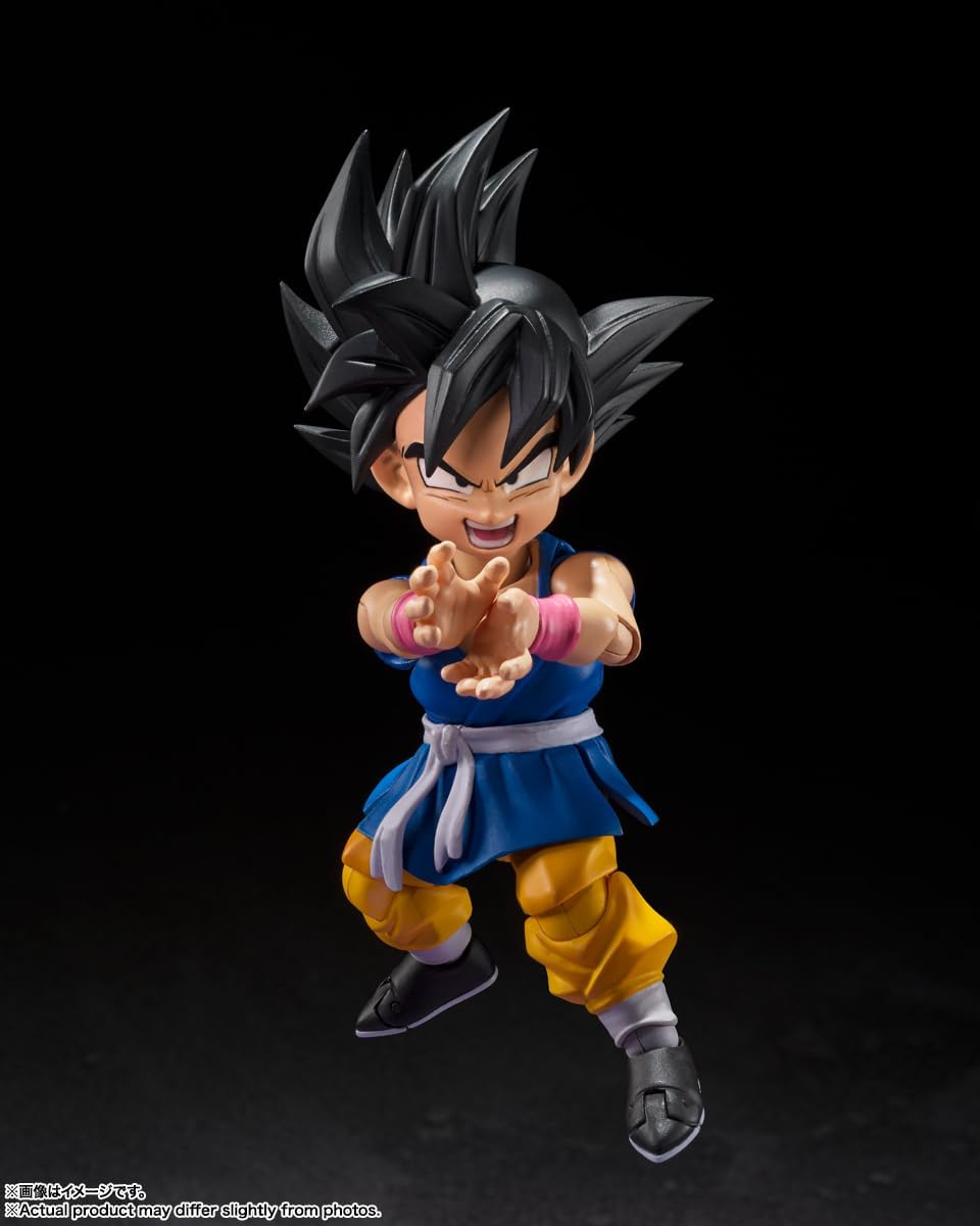 BANDAI SPIRITS S.H. Figuarts Dragon Ball GT Son Goku-GT- Approx. 3.1 inches (80 mm), ABS & PVC Pre-painted Action Figure