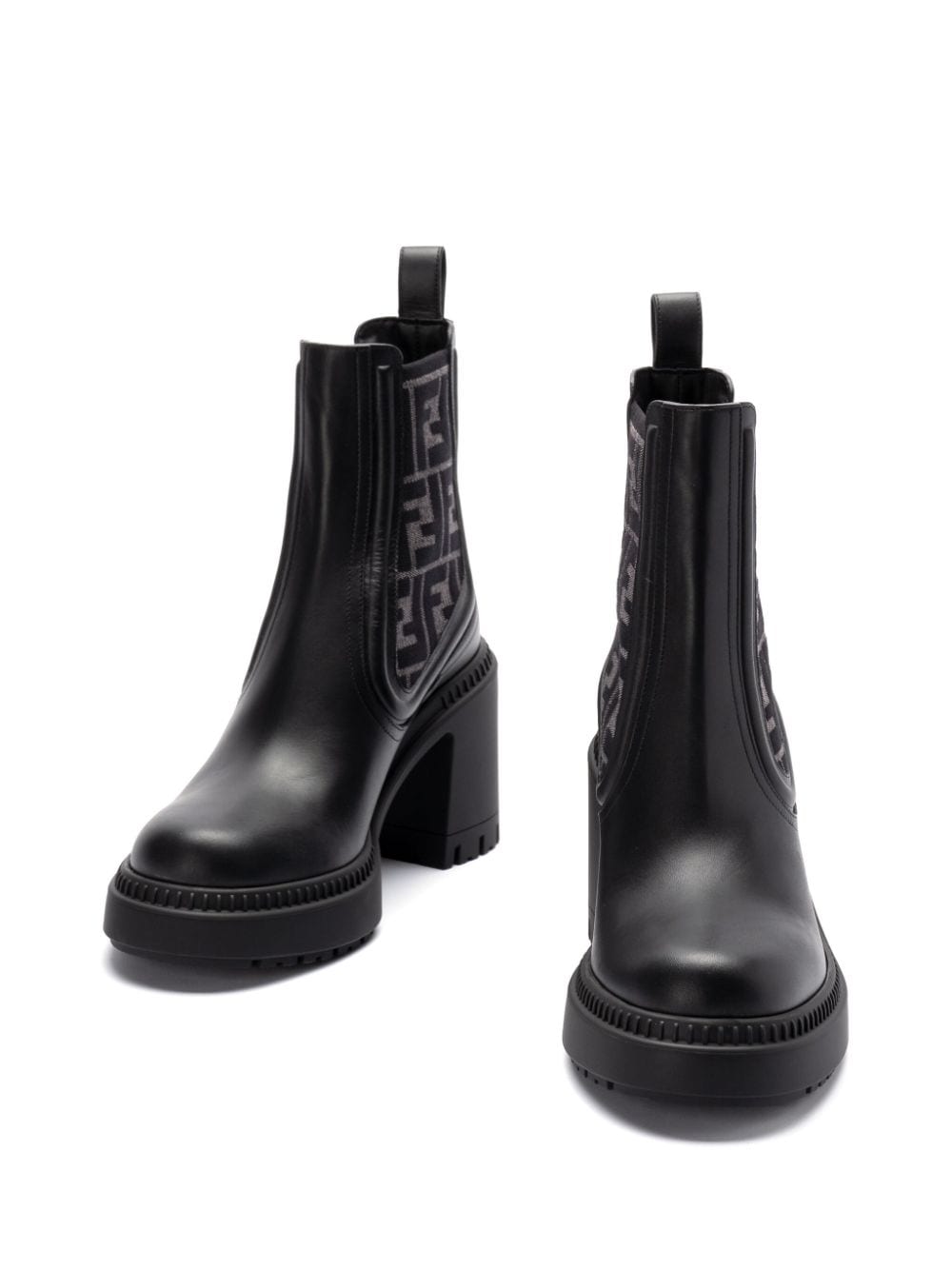 Fendi フェンディドミノレザーブーツ - Image 5