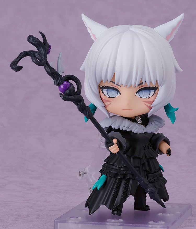 Good Smile Company Final Fantasy XIV, Nendoroid Ya Sutra, Plastic, Pre-Painted Action Figure, Non-Scale, Includes Exclusive Stand, Total Height Approx. 3.9 inches (100 mm)