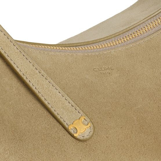 Large Celine Lulu in suede calfskin - Image 5