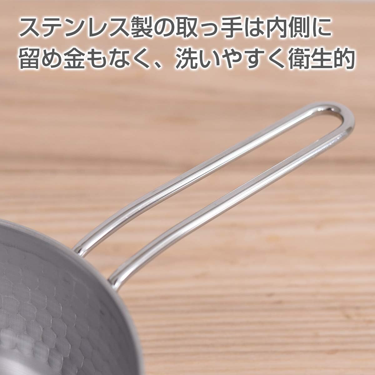 Arnest A-77455 Tsubamesanjo Yukihira One-Handed Saucepan, Induction/Dishwasher Safe, 7.1 in (18 cm), Stainless Steel, Resistant to Rust and Deformation, Increased Durability, Two Spouts, Silver