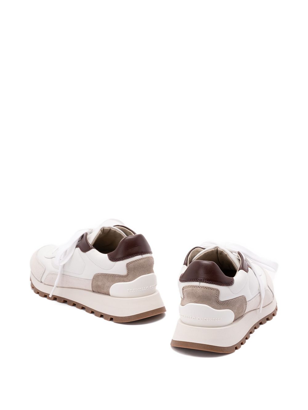 Brunello Cucinelli革スニーカー - Image 5