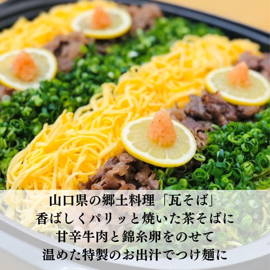 Miura Seimen Nanase Noe Kawara Soba 100g x 4 Pack [with Sauce] [Decorative Box]