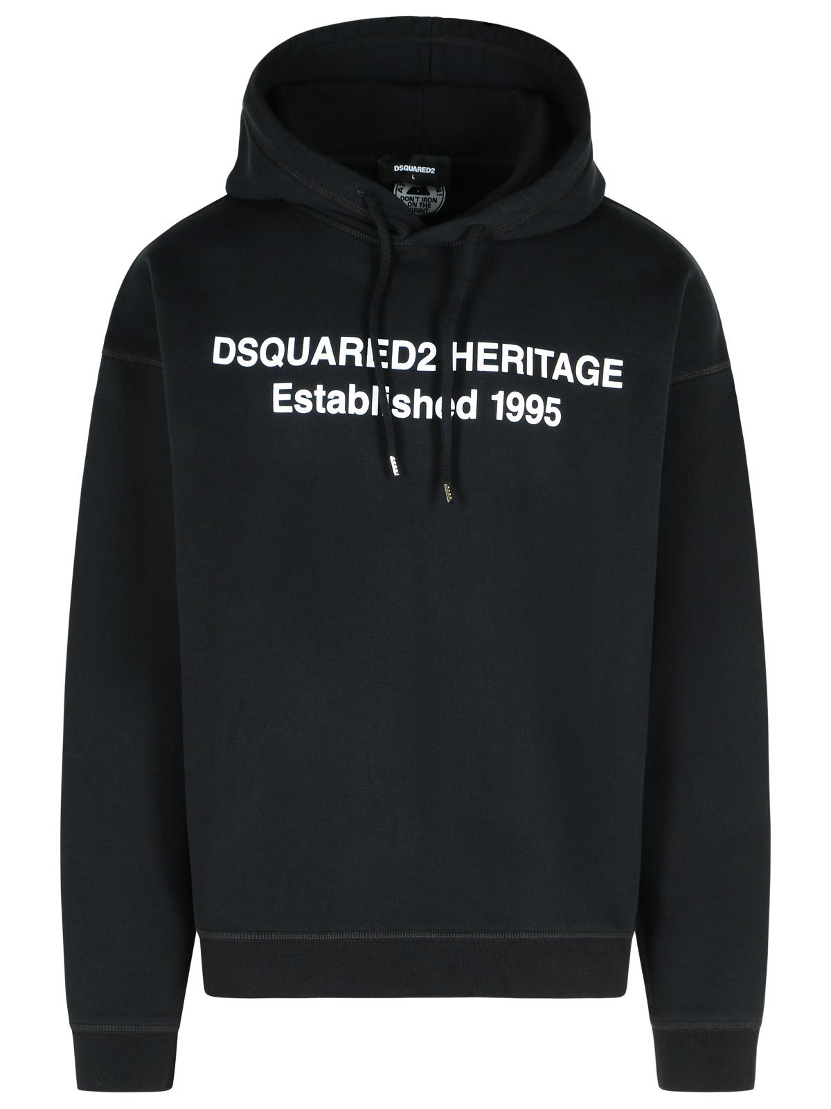 Dsquared2 Dsquared2ブラックコットンスウェットシャツ - Image 5