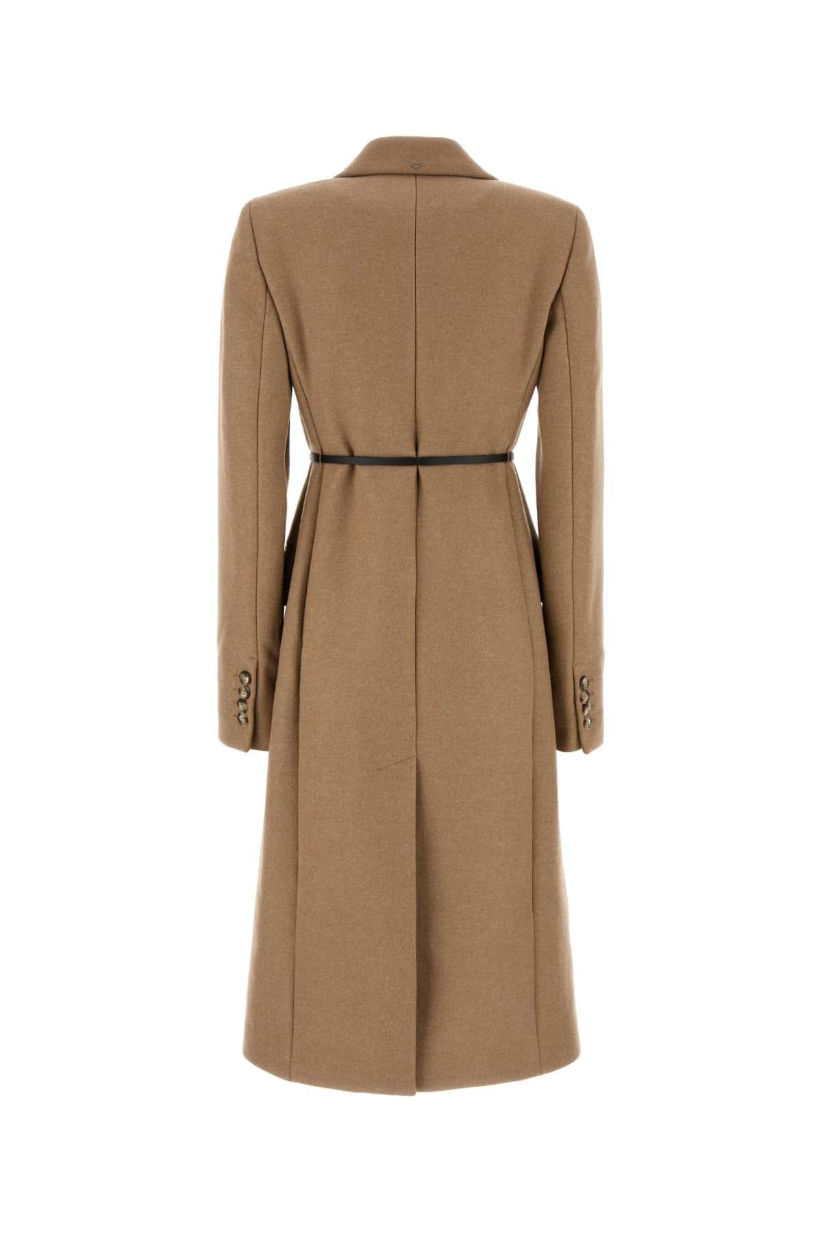 Sportmax SportMax Beige Wool Blend Ghia Coat - Image 5