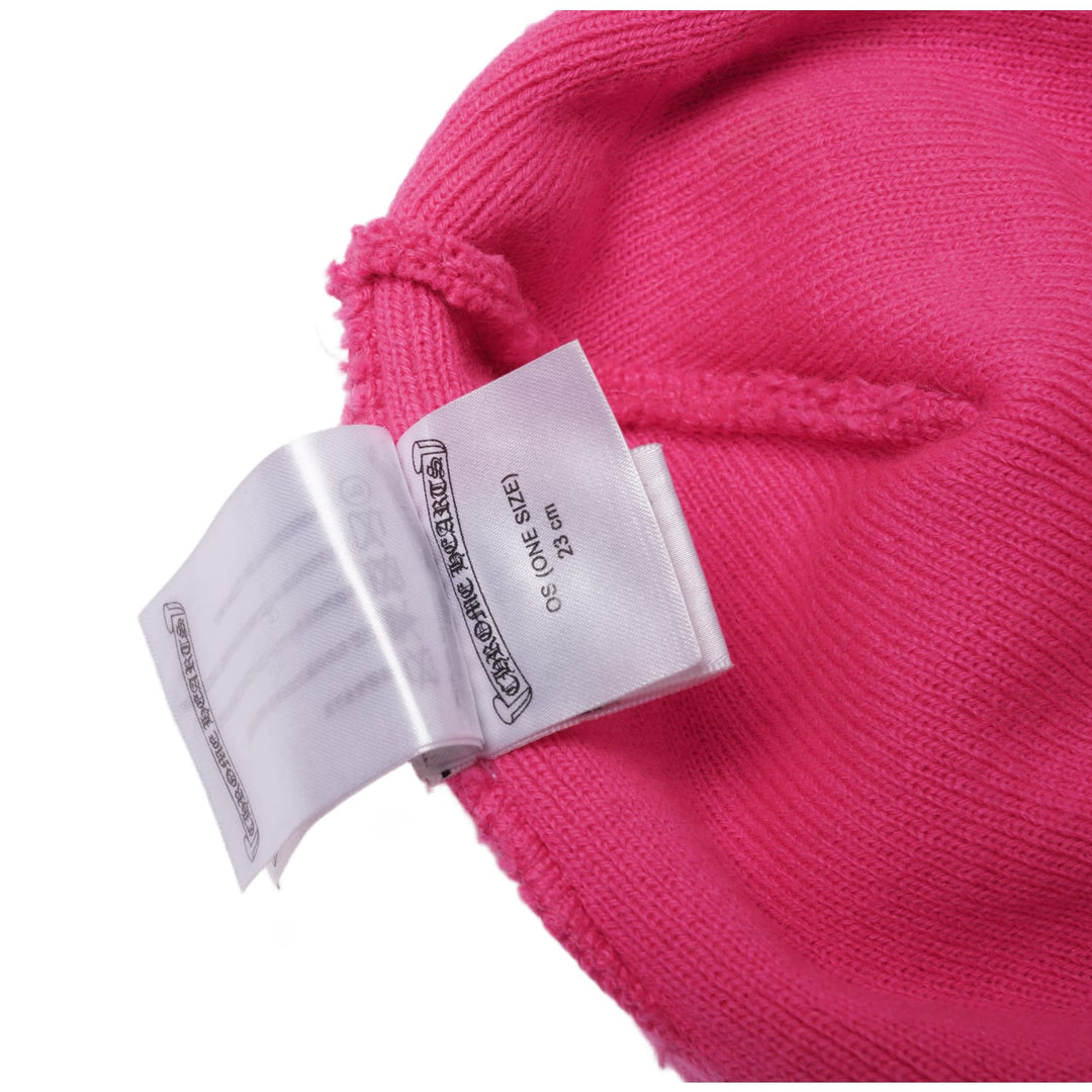 CHROME HEARTS 'MIAMI EXCLUSIVE' HOT PINK BEANIE