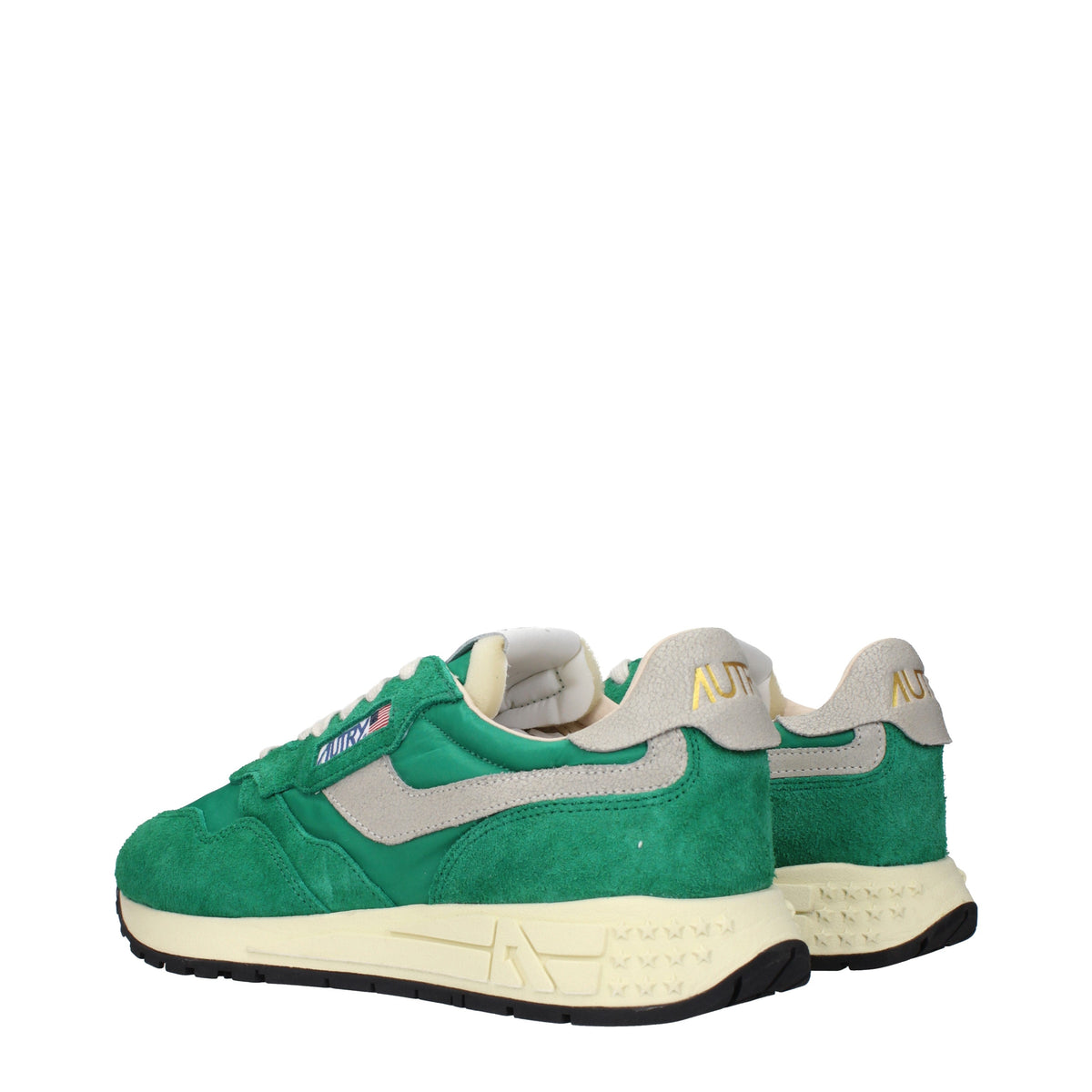 Autry オートリー スニーカー リールウィンド メンズs ファブリック グリーン/グレー - Image 5