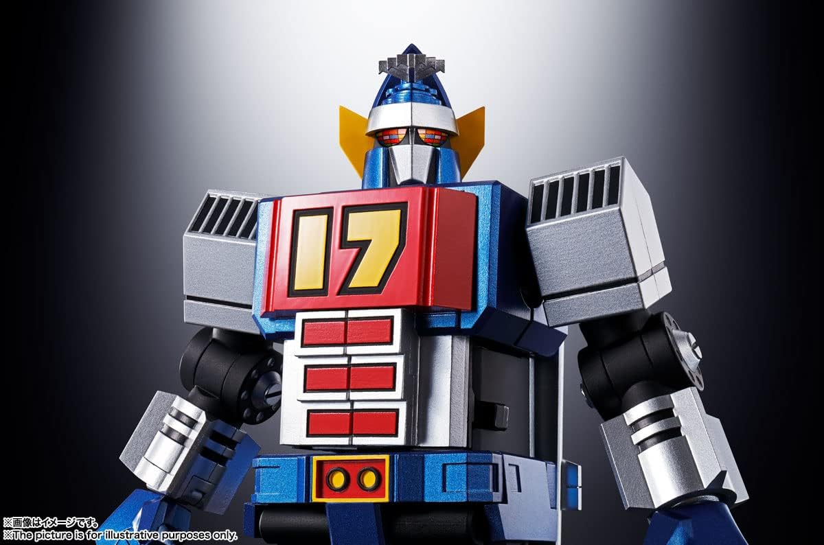 Soul of Chogokin GX-101 Daitetsujin 17, Approx. 7.1 inches (180 mm), PVC & ABS & Die Cast Pre-painted Action Figure