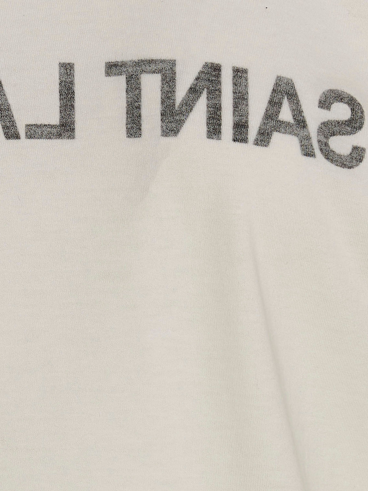 Saint セントローランロゴプリントTシャツ - Image 5