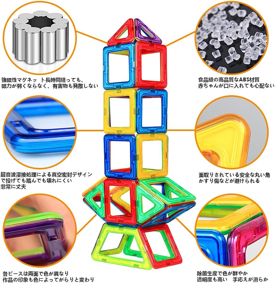 Magnetic Blocks, Magnetic Toys, Educational Toys, For Kids, Boys, Girls