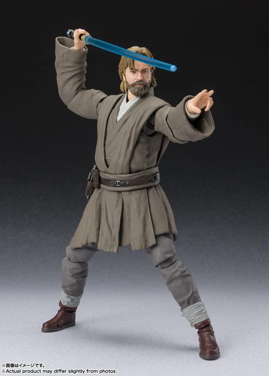 S.H. Figuarts Obi-Wan Kenobi, Approx. 5.9 inches (150 mm), PVC, ABS, Fabric, Pre-painted Action Figure