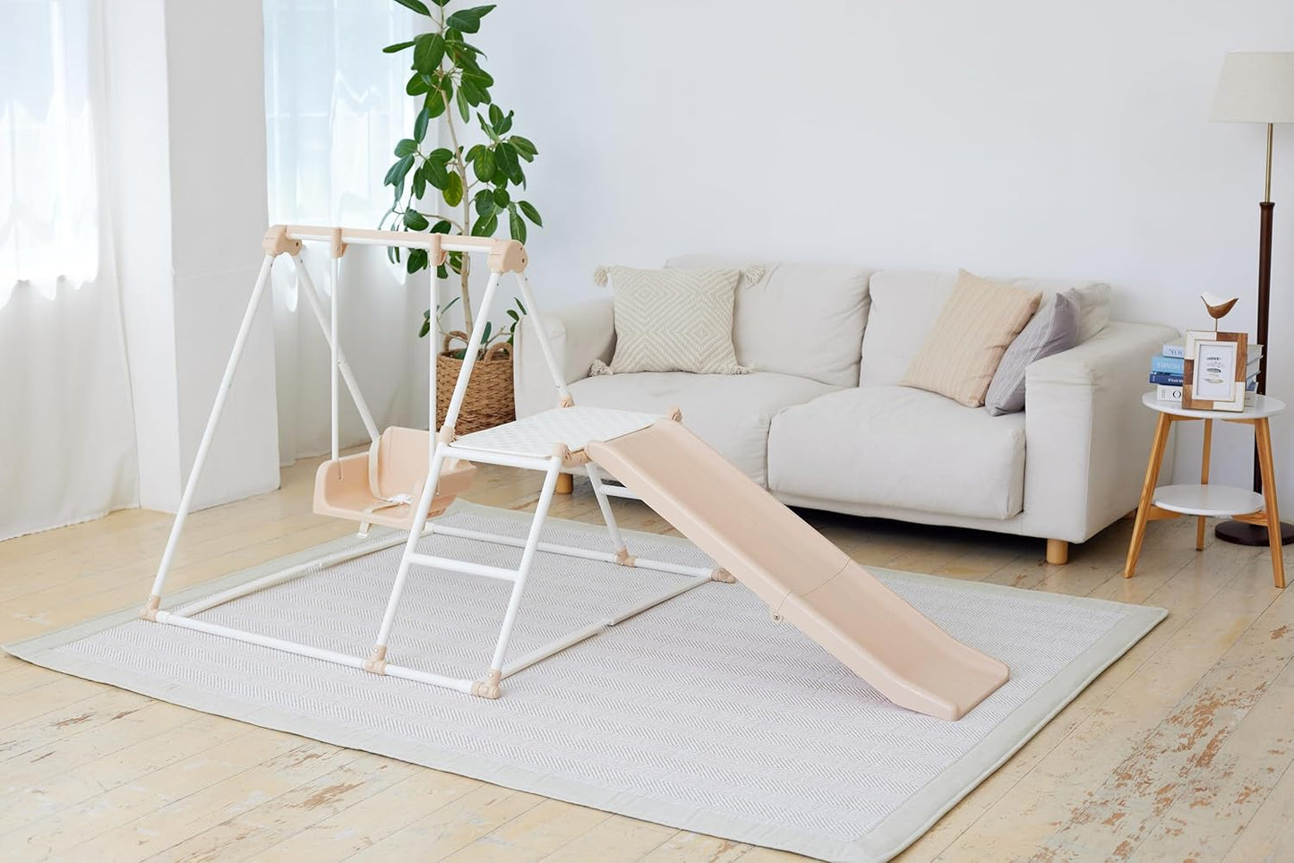 Nonaka Seisakusho (NONAKA WORLD) Folding Long Slope Kids Park, F, Natural