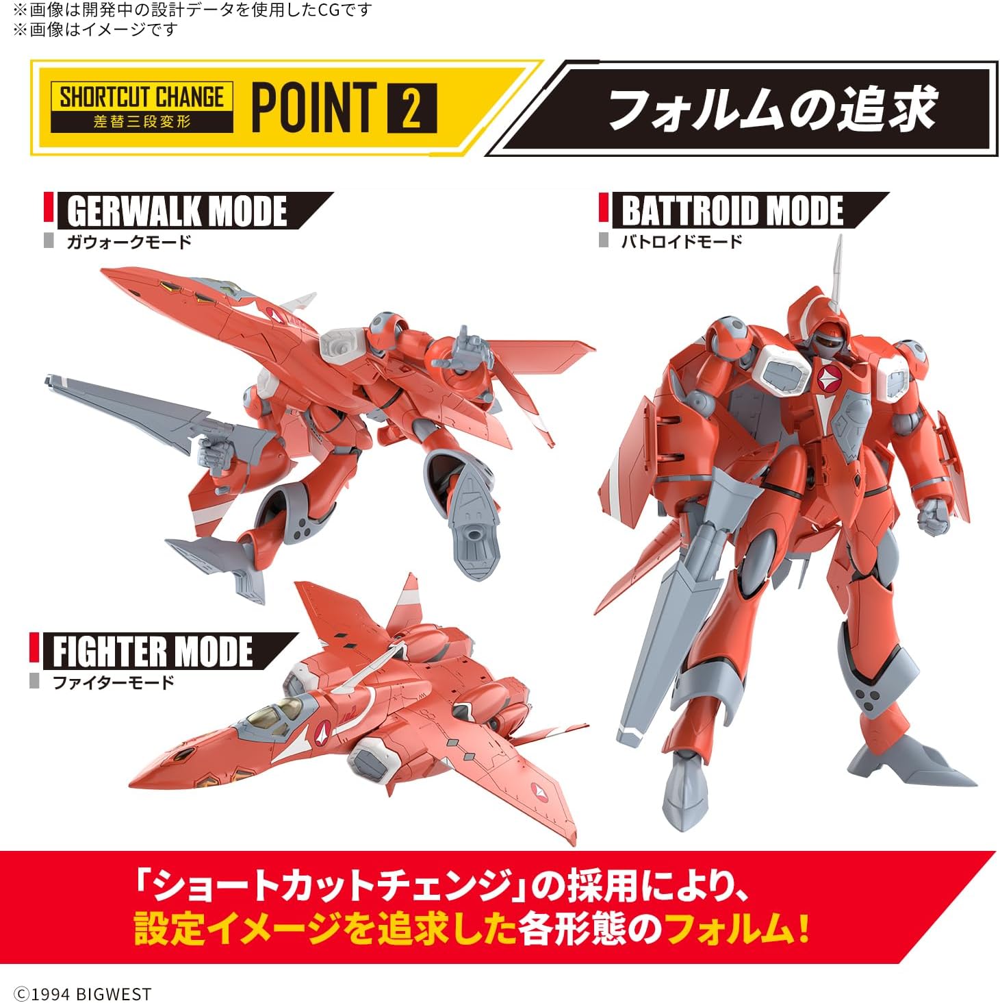 Bandai Spirits HG Macross 7 VF-22S Sturm Vogel II (Milia Farina Jinus), 1/100 Scale, Color-Coded Plastic Model