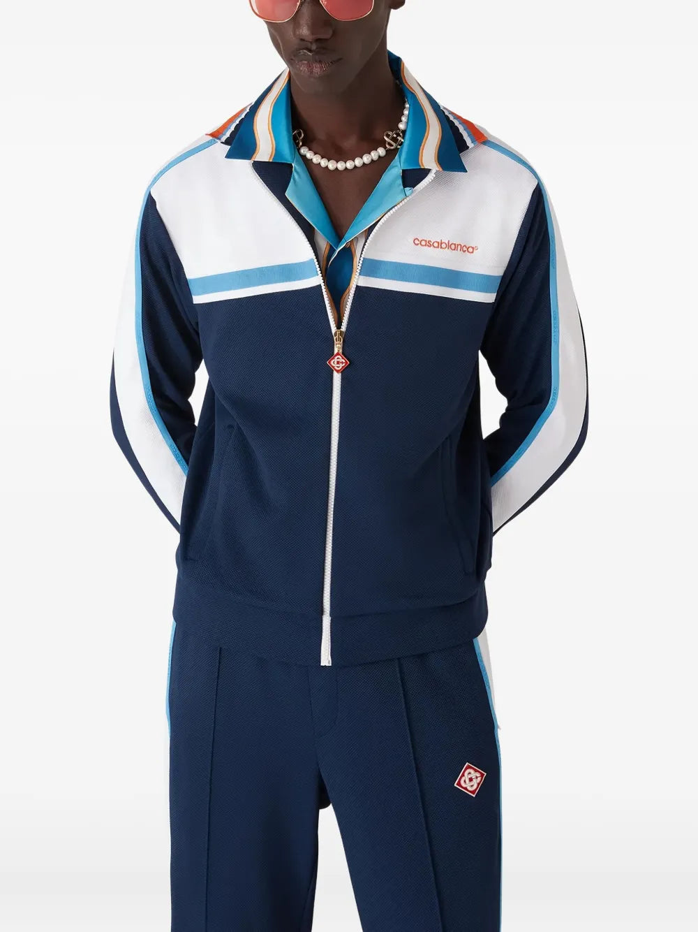 Casablanca サイドストライプ付きのカサブランカトラックパンツ - Image 5