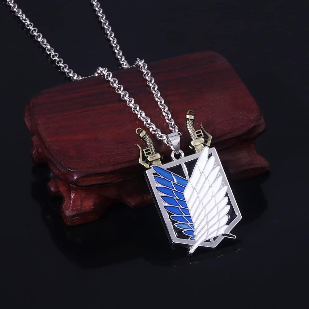 Sizuuenn Attack on Titan Investigation Corps Necklace, Cosplay, Anime, Accessories, Goods, School Festivals, Cultural Festivals, Festivals, Halloween, Event Props, Photography/Souvenir, Present