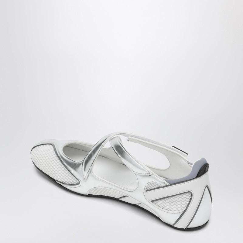 The Attico Ballerinaフラットフロア01シルバー - Image 5