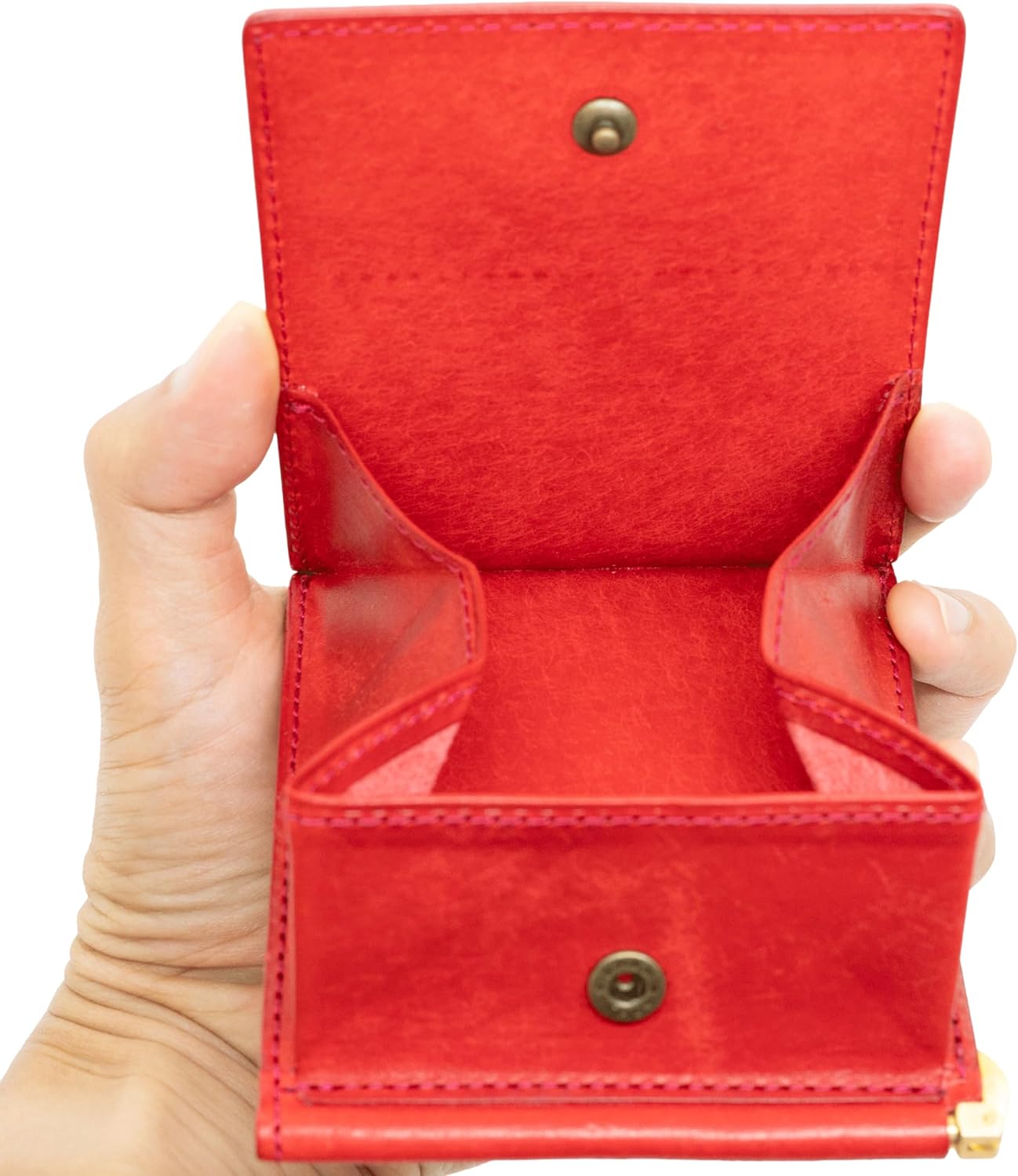 Hiz Factory Fermare Pueblo Genuine Leather Money Clip with Coin Purse Made in Japan Artisan Handmade, Publo