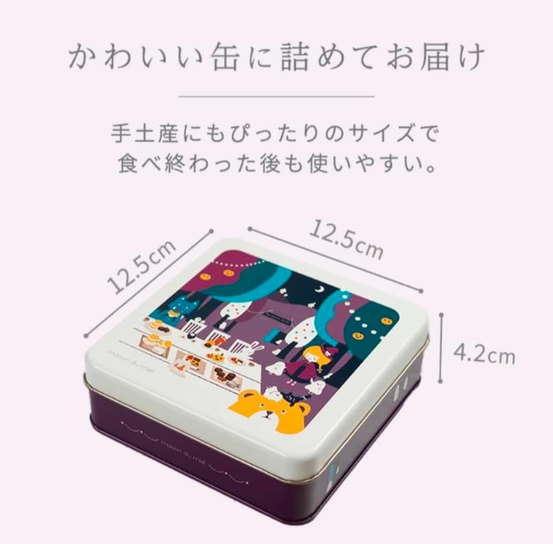Maison Dumiel Sweets Halloween Treat Gift Luxury Cookies Assorted Fancy Cookie Tin