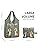 ZOOKISS Chip and Dale Anime Eco Bag, Shopping Bag, Large Capacity, Folding, Compact, Shopping Bag, Lightweight, Shopping Bag, Tote Bag, Convenient Store Goods, Character, Popular, Gift, 1 PC