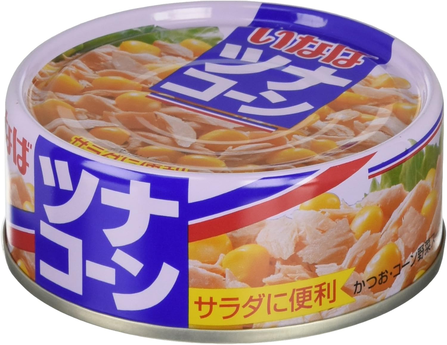 Inaba Foods (Manufacturer Official Product) Inaba Tuna Corn 4.1 oz (115 g) x 24 Packs, No Can Opener Required, Normal Temperature Storage, Emergency Food, Stock, Rolling Stock