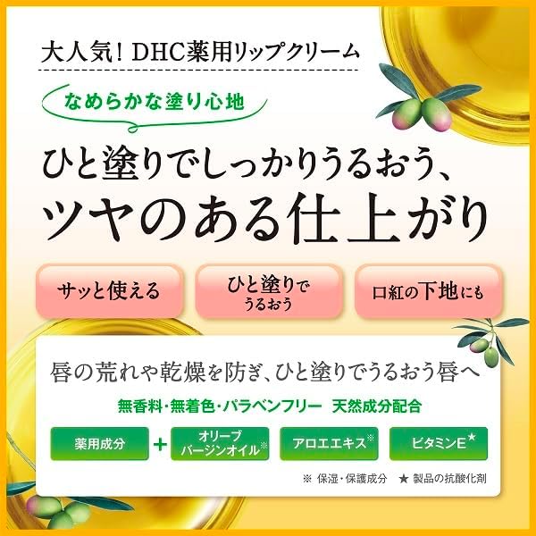DHC Medical Lip Cream 1.5g (quasi-drug)