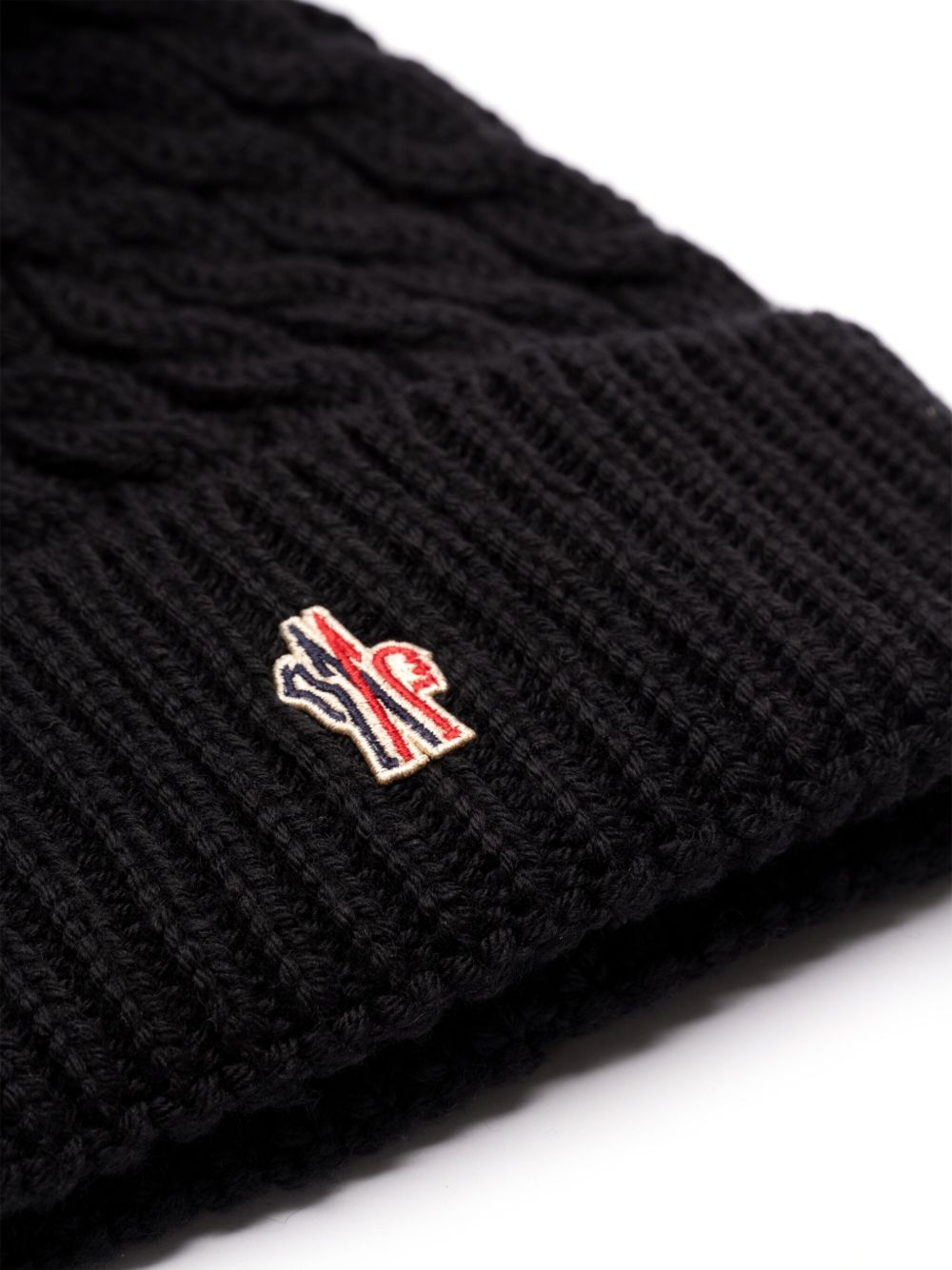 Moncler モンクラーグレノーブルロゴウールビーニー - Image 5