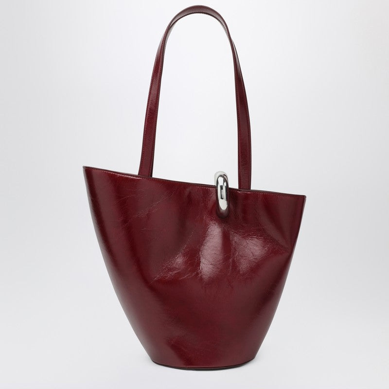 Jacquemus Jacquemus Burgundy The Bambola Medium Bag - Image 5