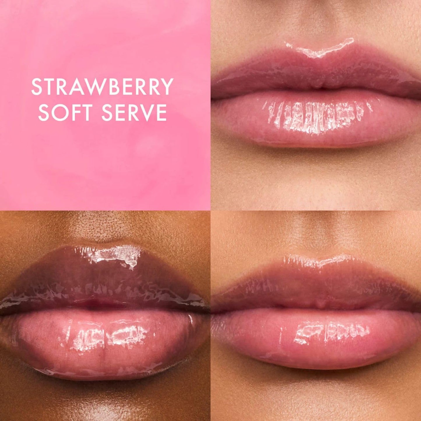 Summer Fridays Lip Butter Balm Sweet Pink Duo - Conditioning Tinted Lip Balm + Overnight Mask for Instant Shine + Color - With Hydrating Shea Butter - Strawberry Soft Serve + Birthday Cake (2 Count)