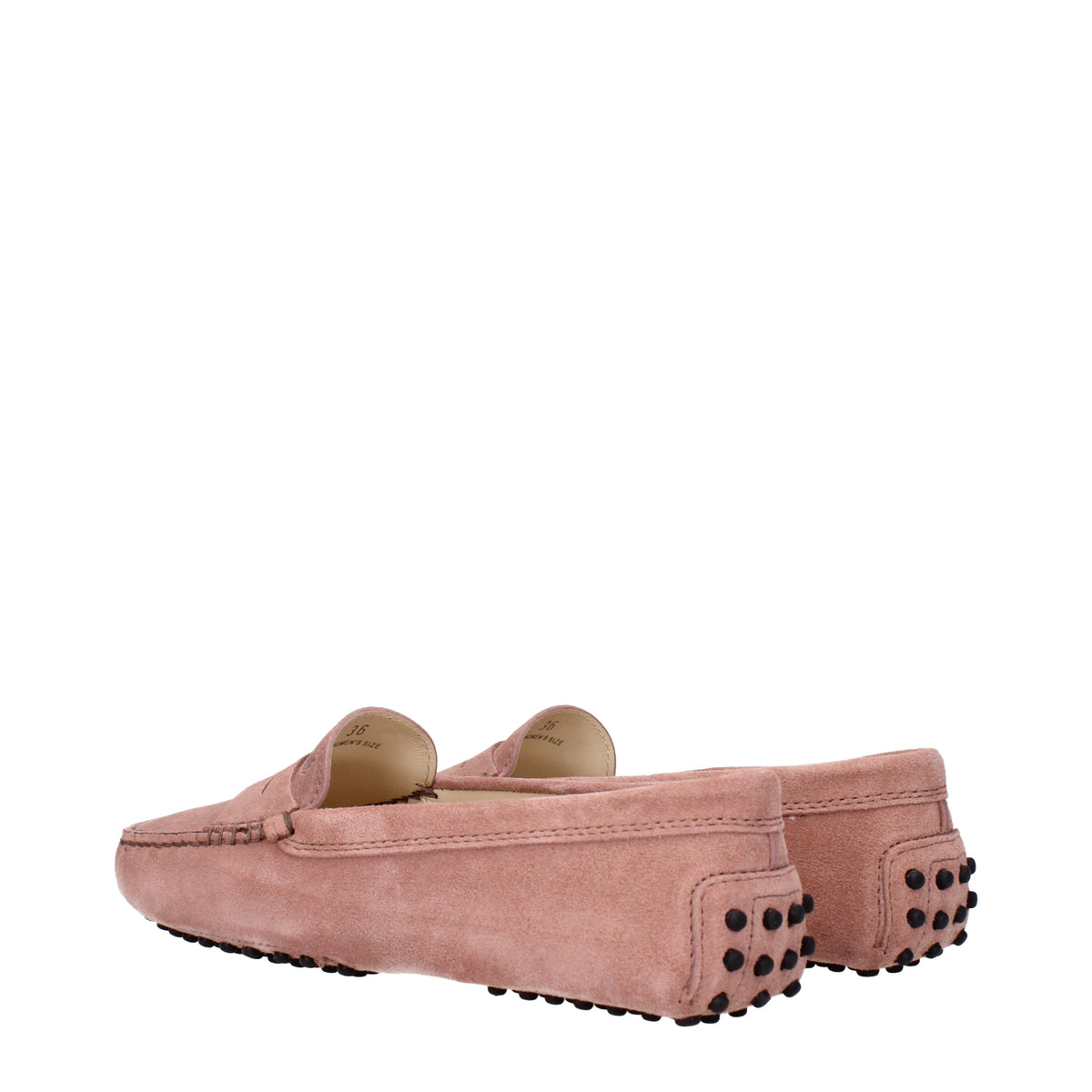 Tods トッド 'S モカッシーニの女性スエードピンク - Image 5