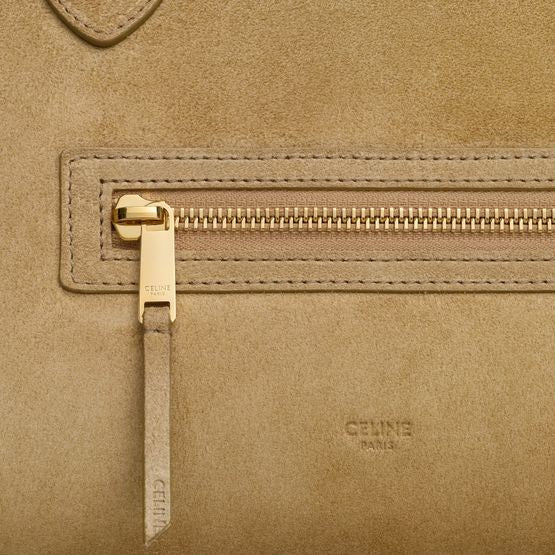 CELINE Medium new luggage in suede calfskin - Image 5