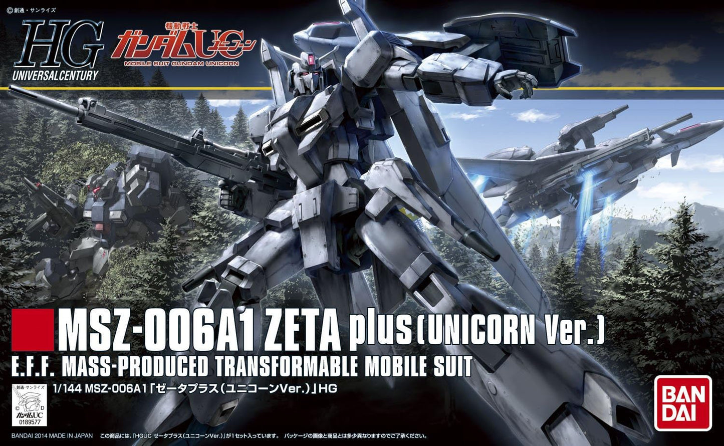 Bandai Hobby 1/144 HGUC Zeta Plus "Gundam Unicorn" Model Kit