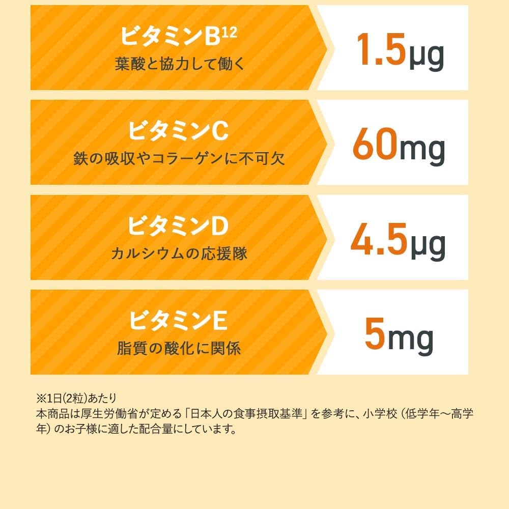 Ogaland Multi Vitamin Supplement, Kids, 60 Tablets, Chewable, Inulin, Lactic Acid Bacteria, Beta Carotene, Sugar Free