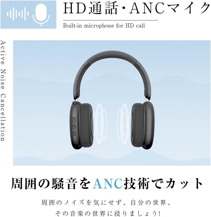 Bluetooth Headphones, Wireless Headphones, Bluetooth 5.4, Over-Ear Headphones, Wired Wireless, Dual Use, Sealed Type, HIFI Sound Quality, No Delay, 30 Hours Music Playback, Lightweight, Foldable