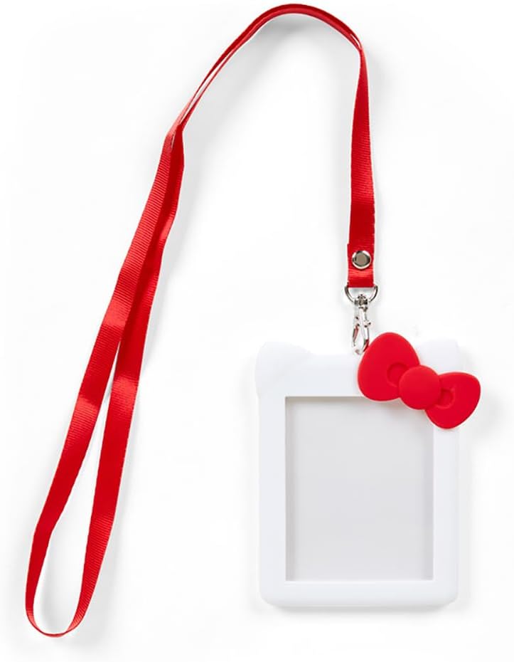 Sanrio 322431 Hello Kitty Kitty Hello Kitty Card Holder with Frame 4.3 x 3.5 x 0.3 inches (10.9 x 8.8 x 0.8 cm) Character