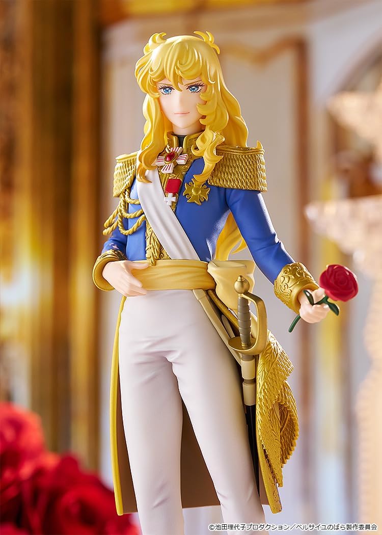 Good Smile Company "Roses of Versailles" Movie Anime POP UP PARADE, Oscar Francois de Giargé, Plastic, Painted and Assembled Product, Non-scale, Exclusive Base Included, Total Height Approx. 7.5
