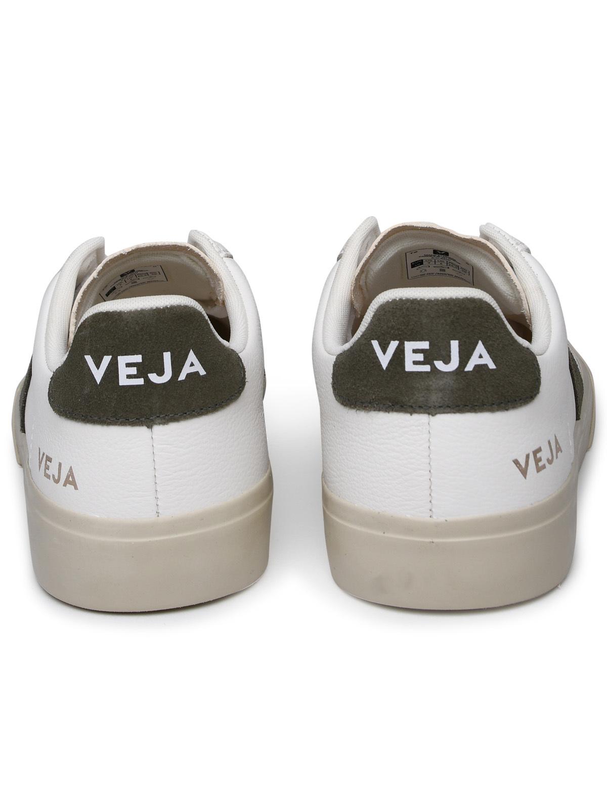 Veja Veja Ivory Chrome Free Lear Field Sneakers - Image 5