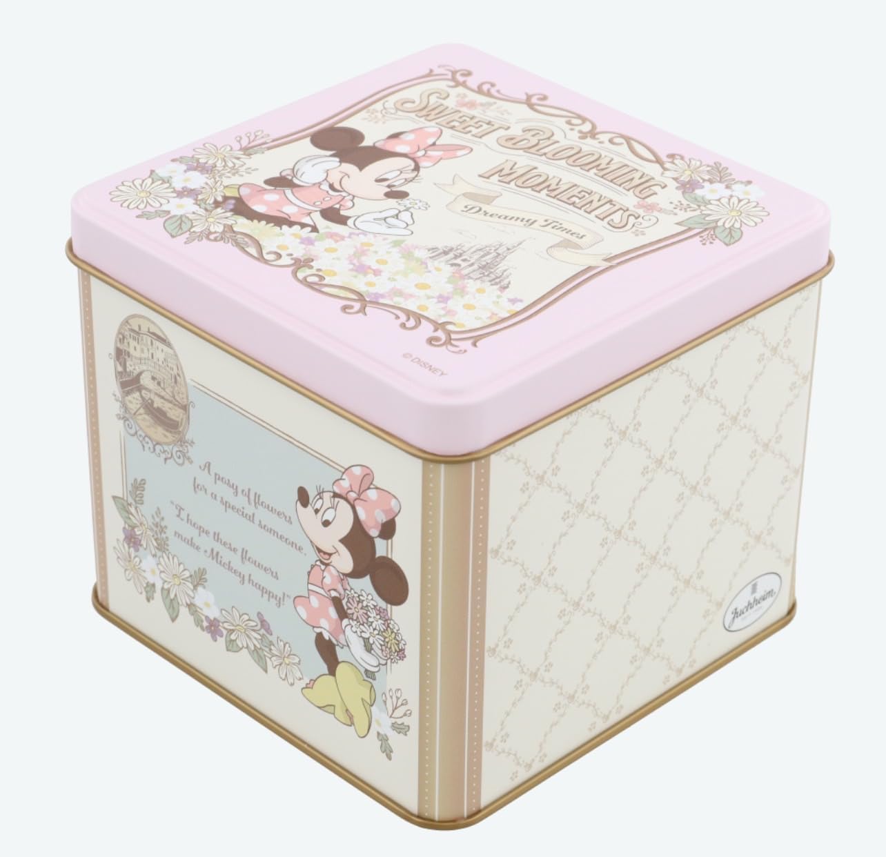 Tokyo Disney Resort Exclusive Minnie Mouse Cookie Tin TDR TokyoDisneyResort Snacks, Souvenirs, Disney Goods, Gift (1 Piece)