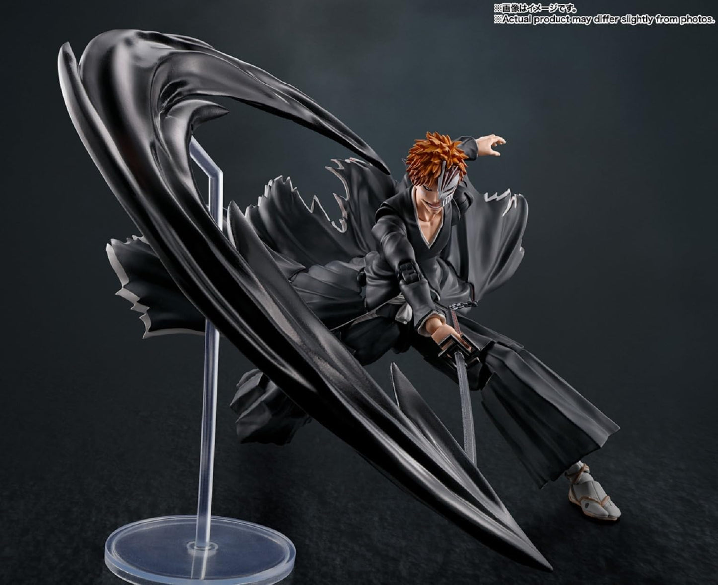 TAMASHII NATIONS S.H. Figuarts BLEACH Kurosaki Ichigo Tsuki Fang Tsuki Tsuki Tenju Approx. 6.1 inches (155 mm), PVC & ABS Pre-painted Action Figure