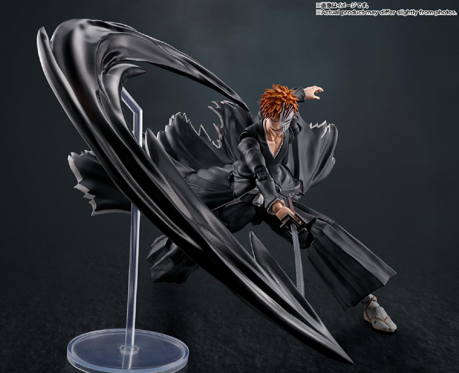 TAMASHII NATIONS S.H. Figuarts BLEACH Kurosaki Ichigo Tsuki Fang Tsuki Tsuki Tenju Approx. 6.1 inches (155 mm), PVC & ABS Pre-painted Action Figure