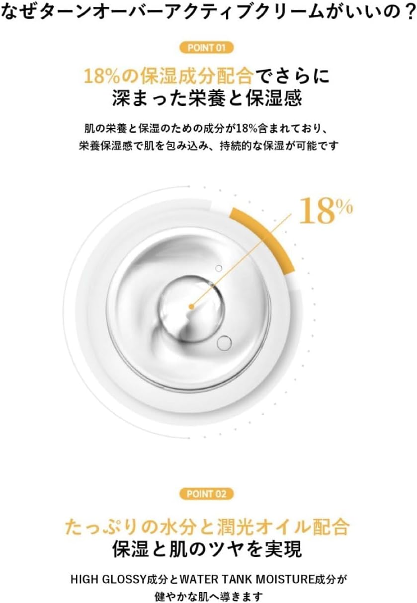 Lijeran Official REJURAN Turnover Active Cream 1.7 fl oz (50 ml) Trial Mask & Ampoule Set of 2 PDRN Gold Skin Care Korean Cosmetics