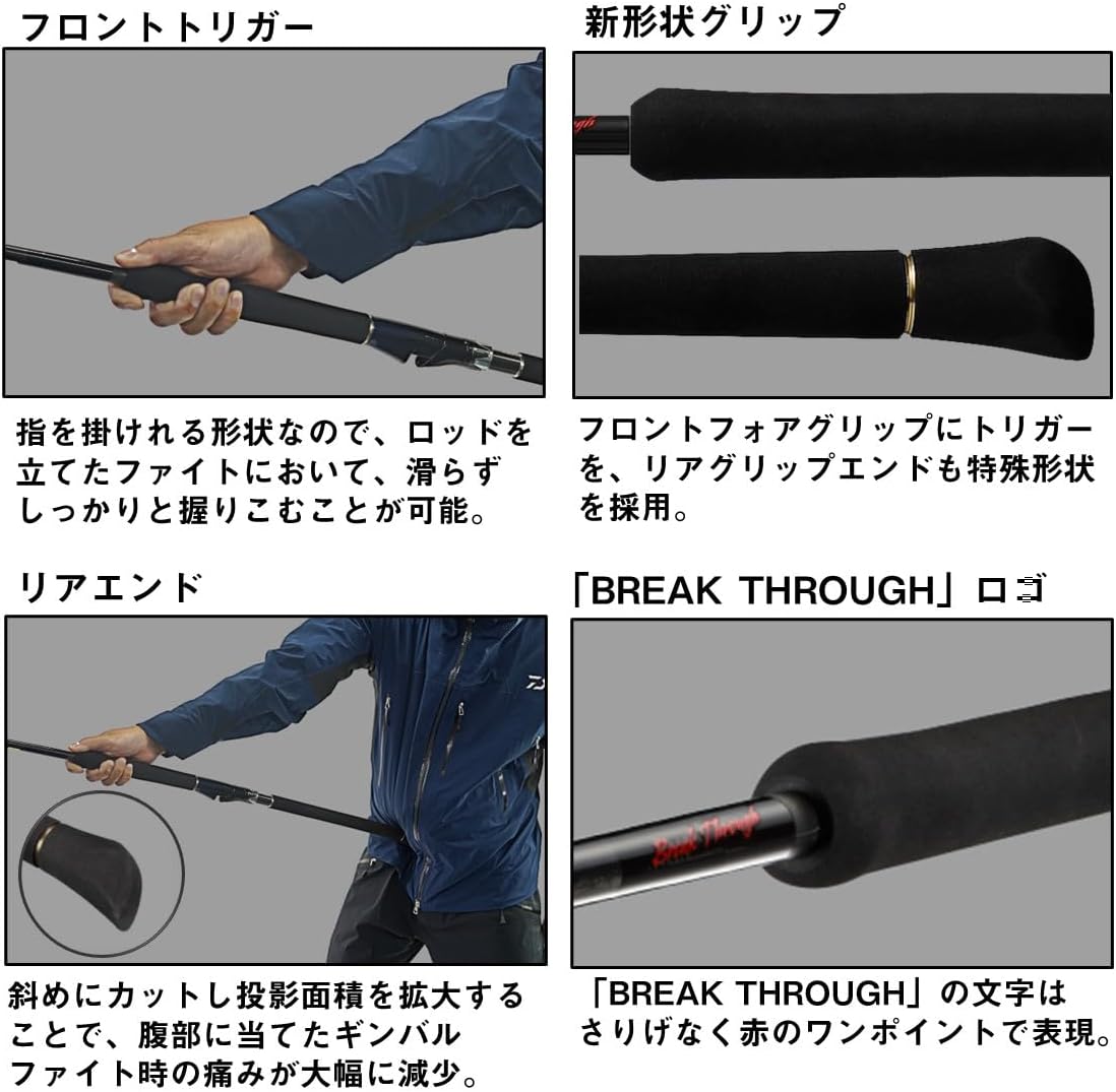 DAIWA Casting Rod, SALTIGA BREAKTHROUGH C83-6/C710-8/C82-8 Various (2024 Model)