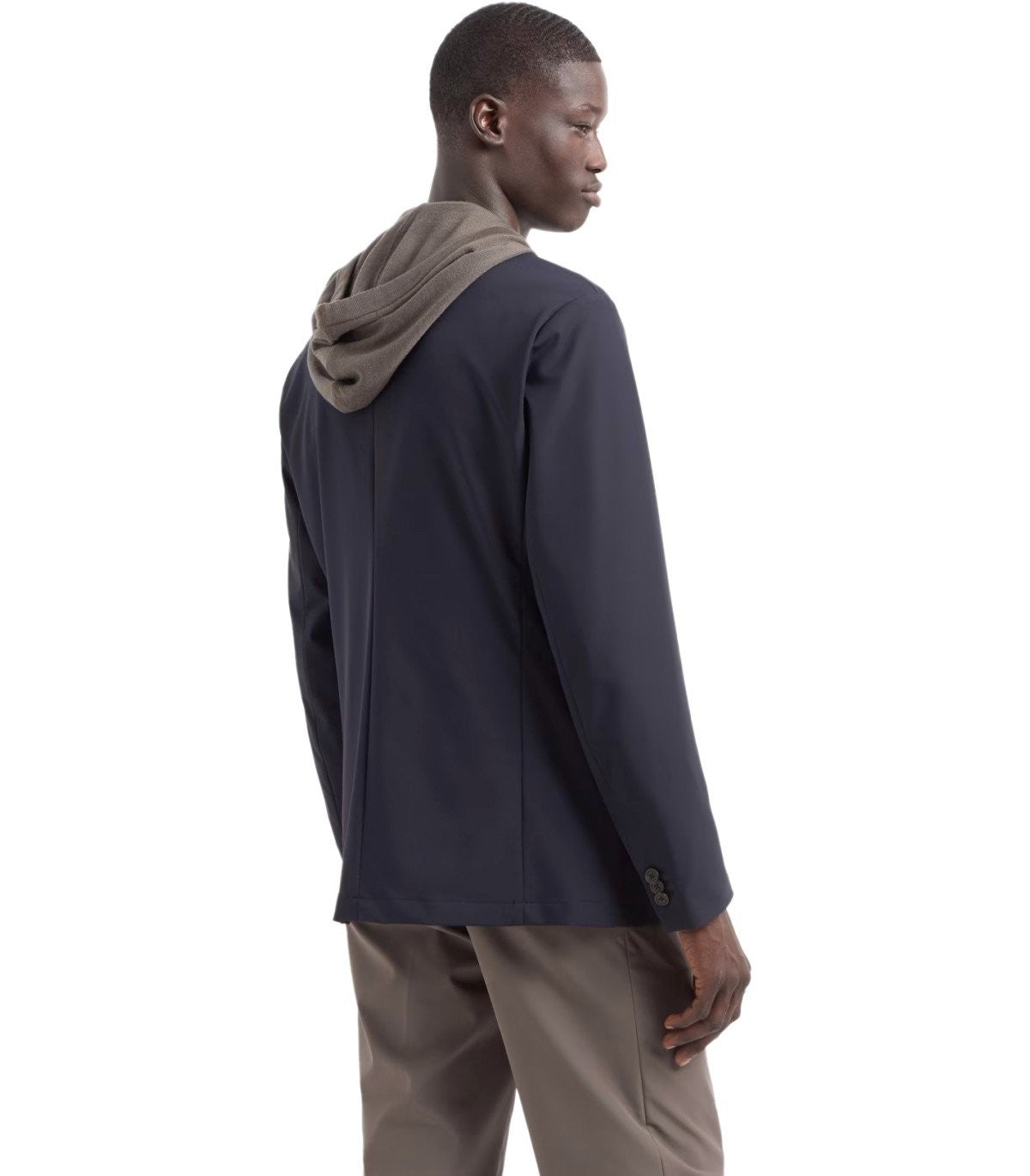 Emporio エンポリオアルマーニブルーシングル胸部ジャケット - Image 5