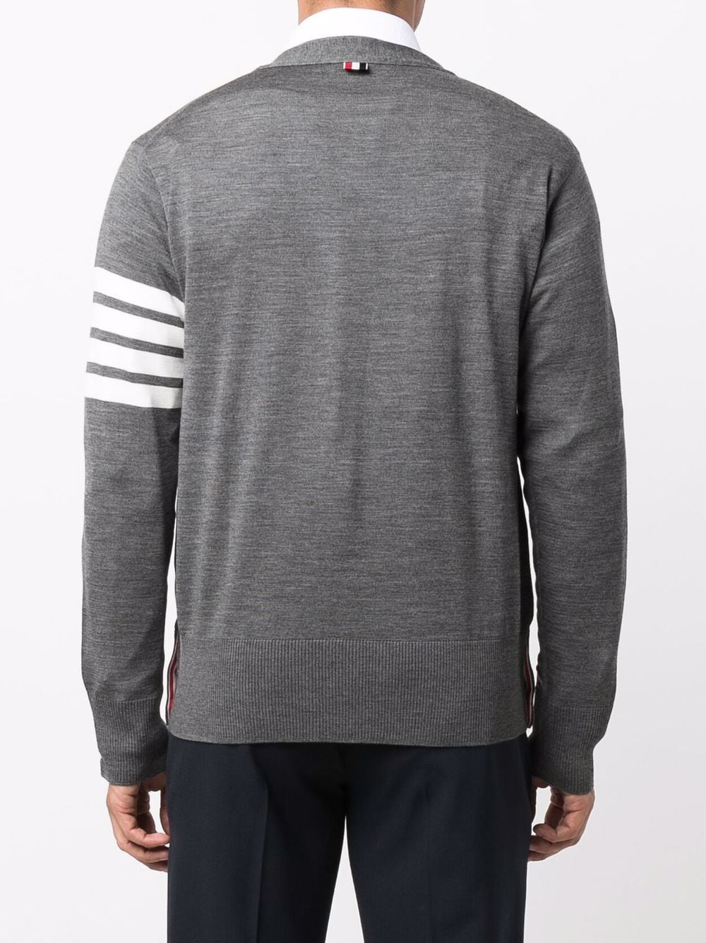 Thom Thom Browne 4 Bar Wool Cardigan - Image 5